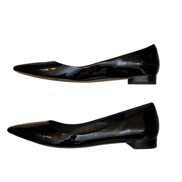 Via Spiga Black Patent Leather Flats - 7.5 - Picture 2 of 7